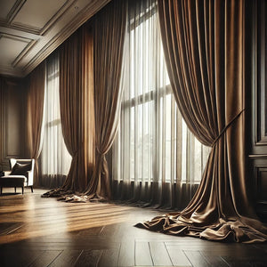 High Ceiling Fabric Curtains