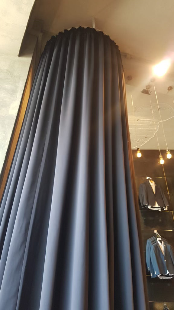 High Ceiling Fabric Curtains