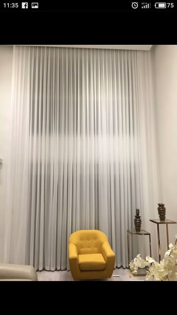 High Ceiling Fabric Curtains